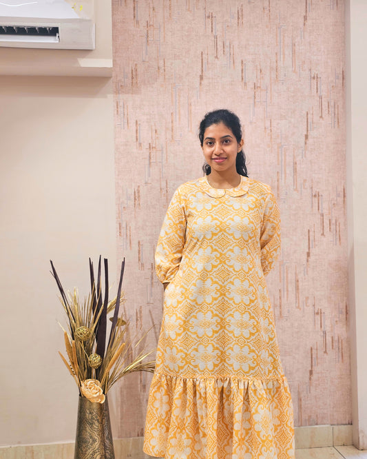 Yellow Collar dress