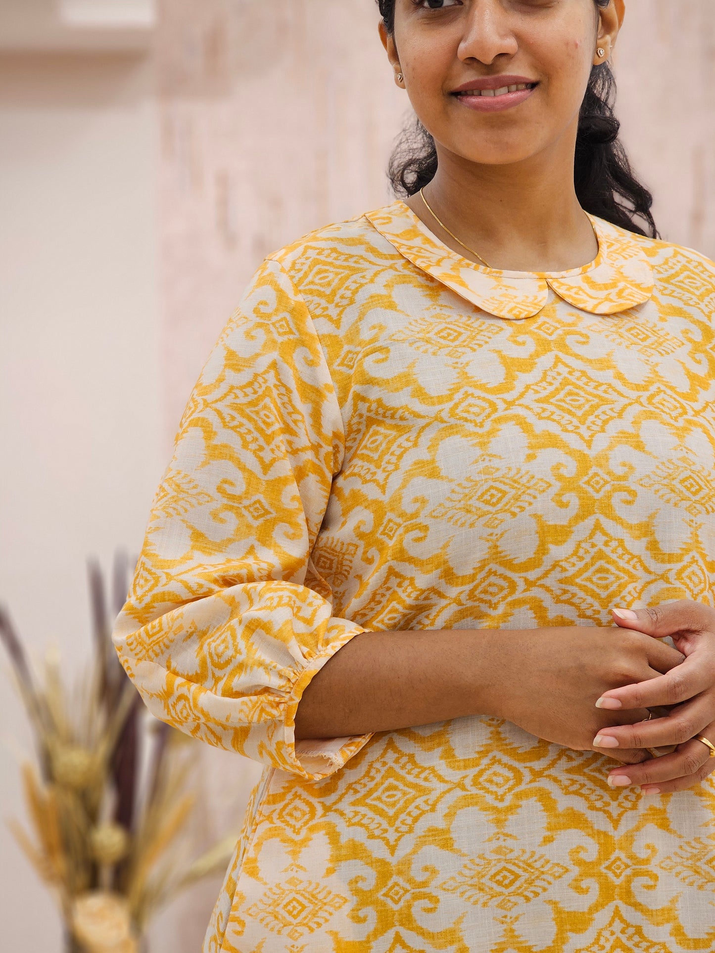 Yellow Collar dress