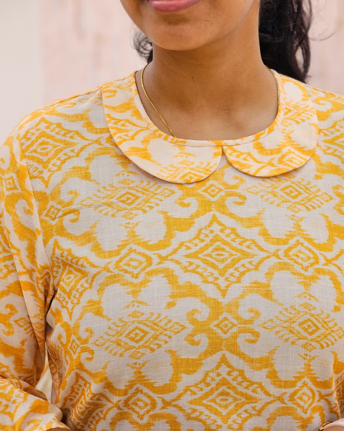 Yellow Collar dress