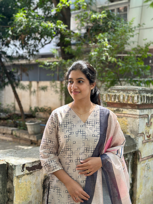 Square Kurta Set