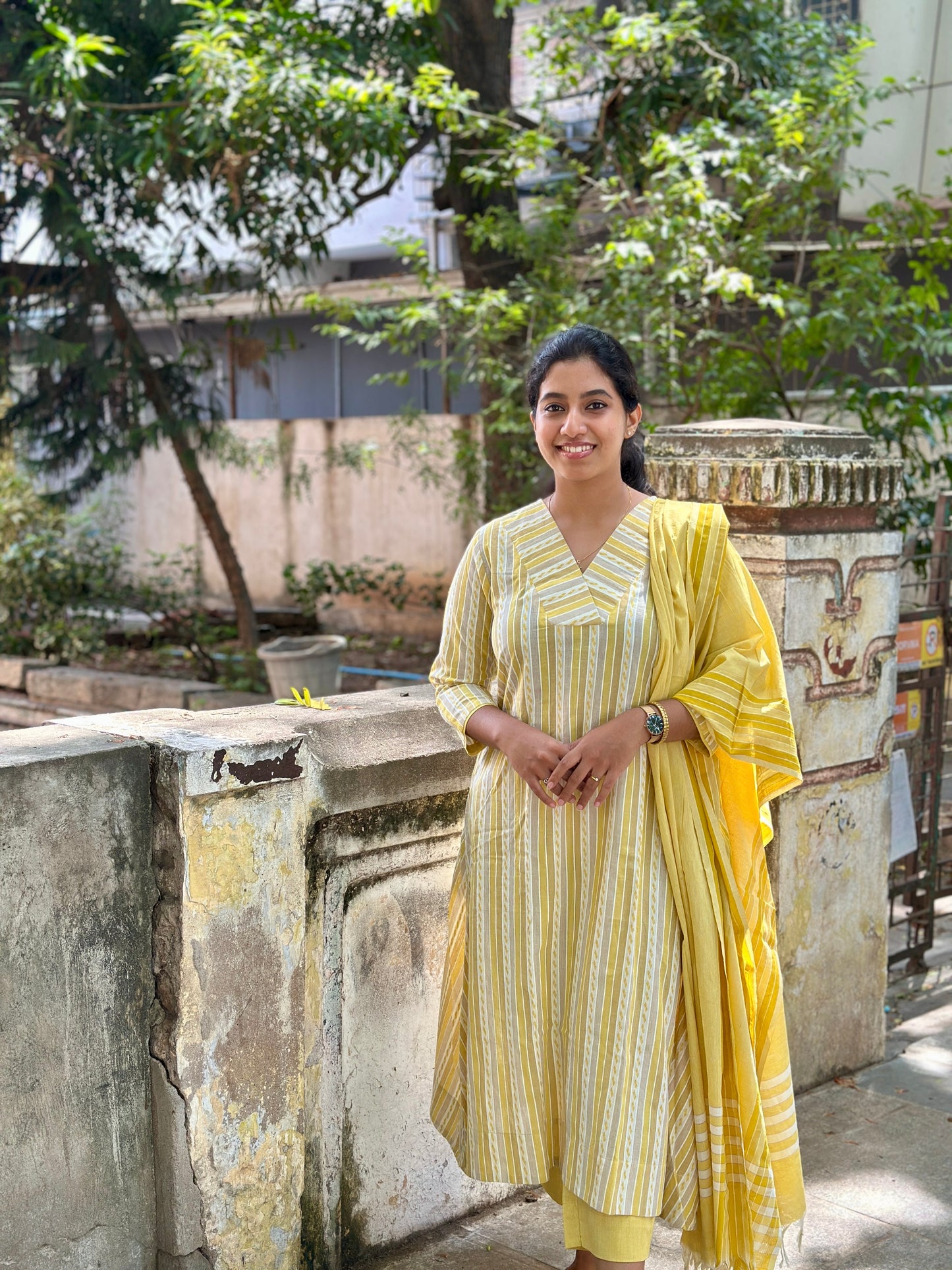 Stripes Handloom set