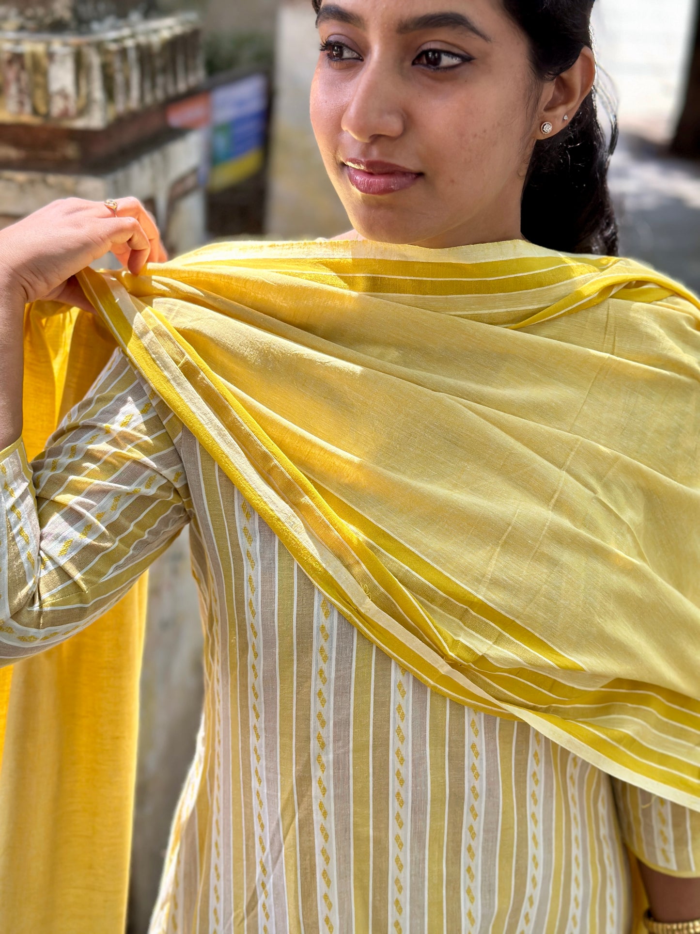 Stripes Handloom set