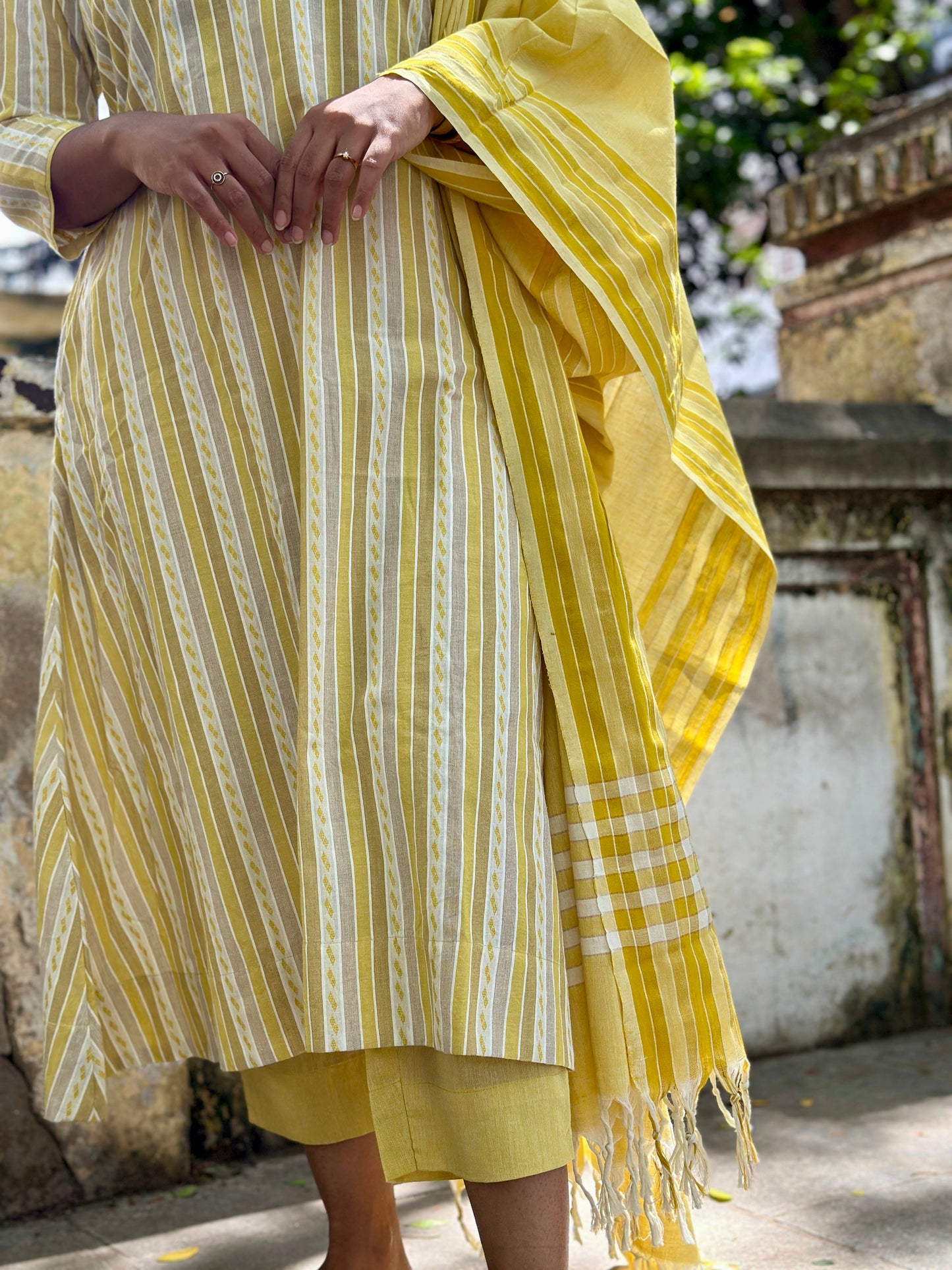 Stripes Handloom set